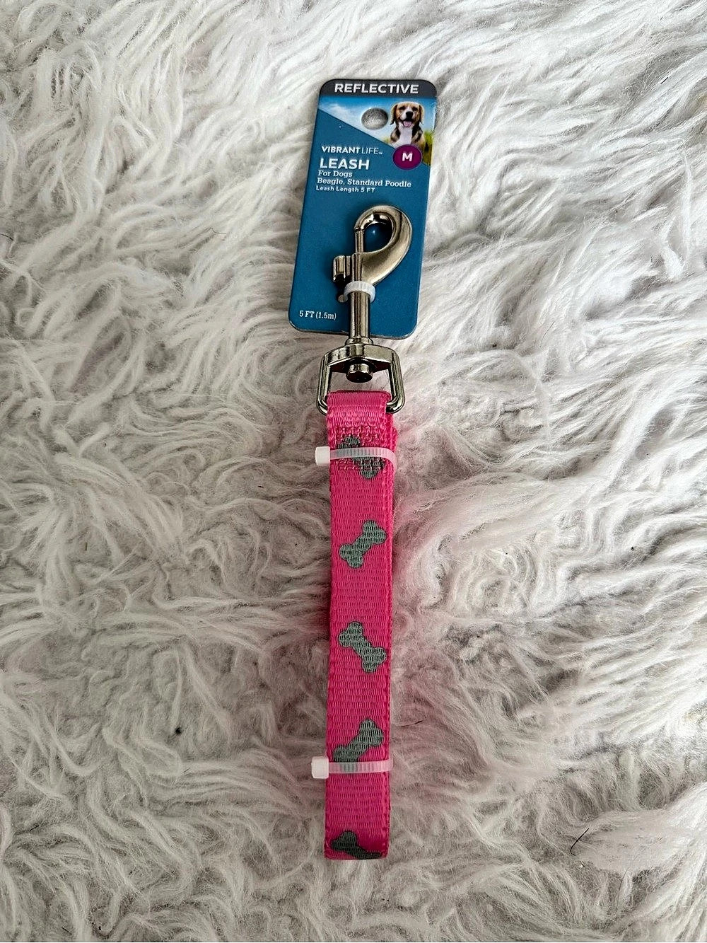Vibrant Life Pink Reflective Leash